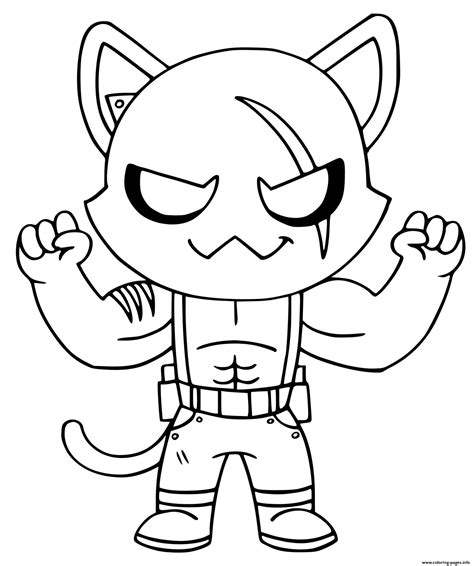31 Fortnite Meowscles Coloring Pages