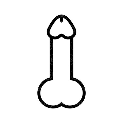 Penis Svg Penis Icon Clip Art Vector Cut File For Cricut Etsy Denmark