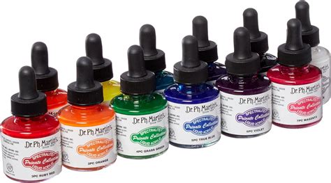 Dr Ph Martins Spectralite Private Collection Liquid Acrylics Set 1