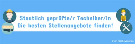 Staatlich Geprüfter Techniker Stellenangebote Finden 2024