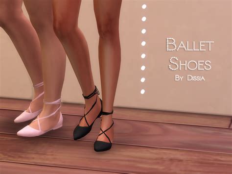 Ballet Shoes By Dissia From Tsr • Sims 4 Downloads