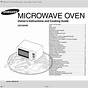 Samsung Microwave Manuals