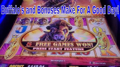 Buffalo Gold Collection Slot Machinegot A Bonus Win On Christmas Eve