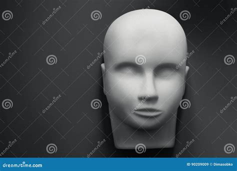 Empty Human Mannequin Head Stock Image Image Of Body 90209009