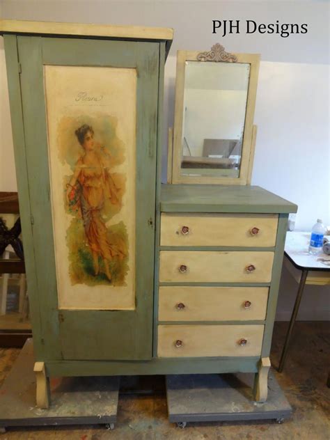 Pjh Designs Hand Painted Antique Furniture My Victorian Chifferobe
