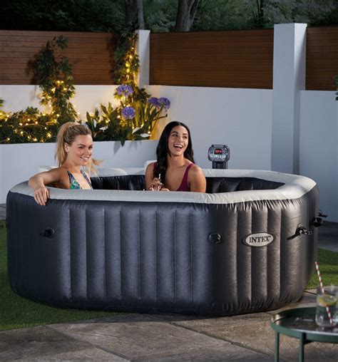 Intex Inflatable 4 Man Octagon Hot Tub Spa Pool Portable Hot Tub Aldi For Sale From United