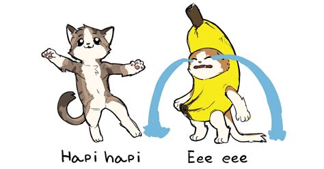 Hapi Hapi Eee Eee Sad Banana Cat Know Your Meme