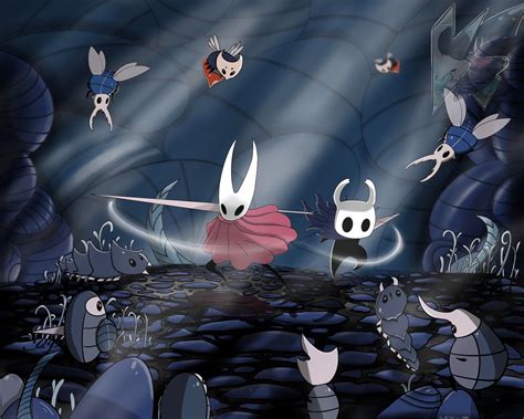 Hollow Knight And The Forgotten Crossroads Art Print Etsy