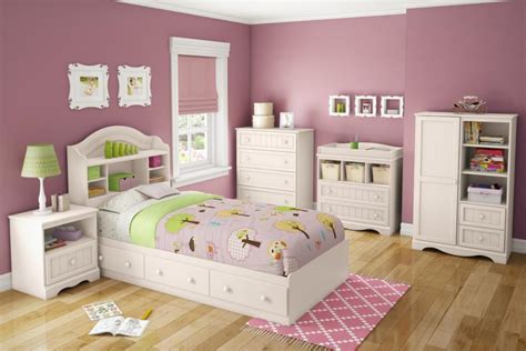 Nothing but sweet dreams in this colourful, cozy room. White Bedroom Furniture for Girls - Decor IdeasDecor Ideas