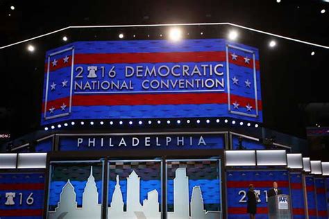 Stage Unveiled For Democratic National Convention