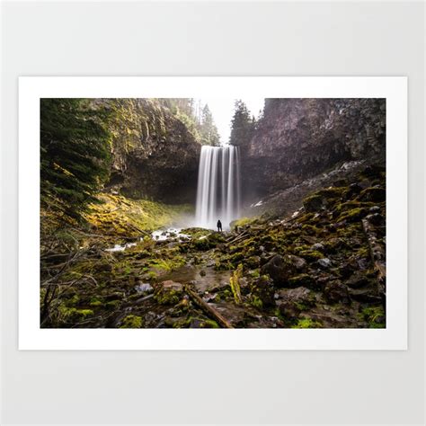 Tamanawas Falls Art Print By Brian Stowell Society6