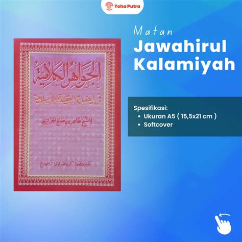 Jual Kitab Jawahirul Kalamiyah Jawa Pegon Makna Pesantren Toha Putra