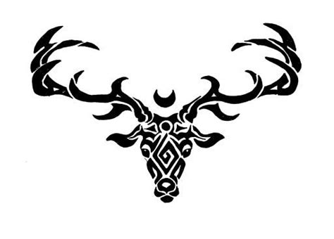 Stag Tribal Stag Tattoo Deer Skull Tattoos Viking Tattoos