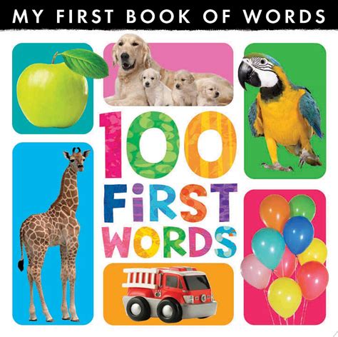 My First Book Of Words 100 First Words My First Jumbo Tab Book