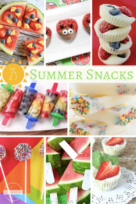 25 Healthy Summer Snacks Kids Will Love Summer Snacks Summer Kids