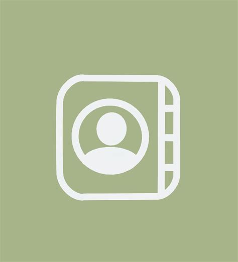 Green Contacts Icon In 2021 Ios App Icon Design Iphone Wallpaper App