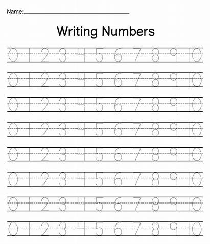 Preschool Printable Worksheets Numbers Writing Number Printablee