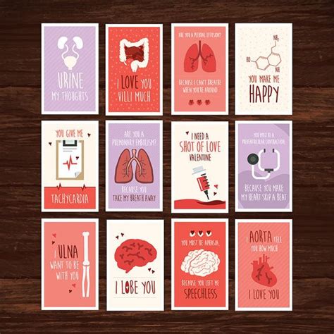 funny medical valentine s day card download 12 printable etsy canada valentine day cards