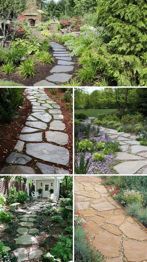 46 Easy And Cheap Garden Path Ideas For Your Beautiful Garden Stone