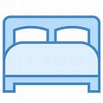 Bed Icon Clipart Furniture Single Household Transparent
