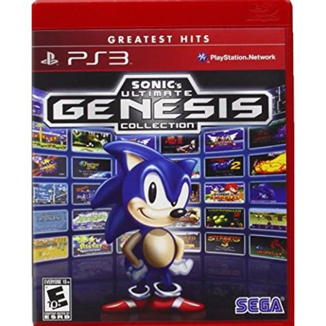 Geekshive Sonic Ultimate Genesis Collection Playstation 3 Video Games
