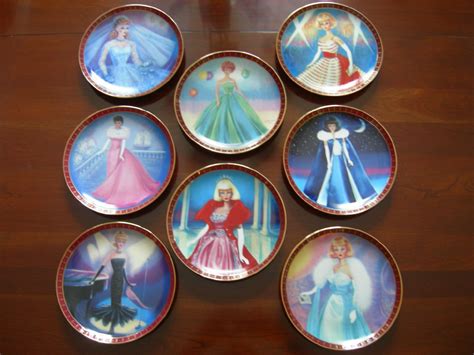 Details About Barbie Plates High Fashion Barbie Collection Danbury Mint