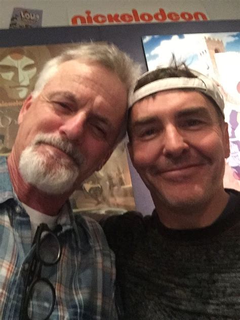 rob paulsen on twitter in uncharted territory at tmnt this morning with nolan north handsome