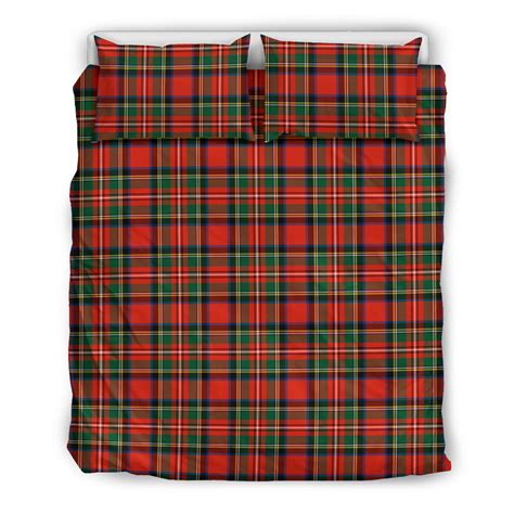 Stewart Royal Modern Tartan Bedding Set Scottish Clans