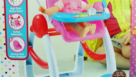 Baby Alive Doll Baby Swing High Chair And Car Booster Seat With Baby All