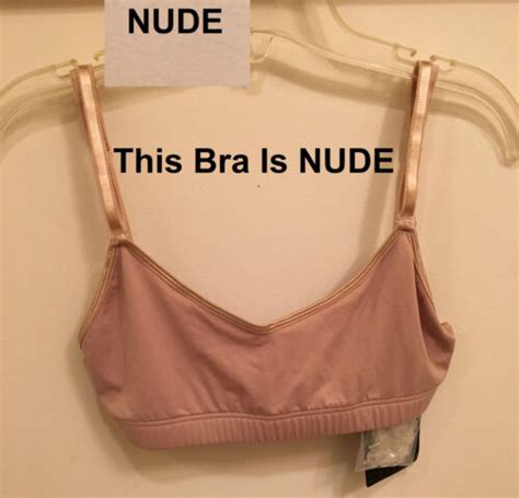 Gilda Marx 7161022 Womens Large Nude Bra W Adj Nude Straps And Clear