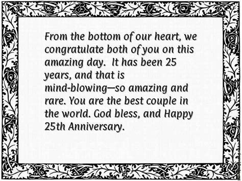 Stunning 25th Anniversary Wishes For Friends Anniversary Wishes