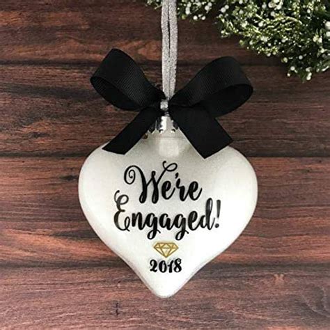Check spelling or type a new query. Amazon.com: We're Engaged Ornament, Couples Engagement ...