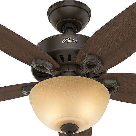42 Inch Hunter Fan Builder Small Room Ceiling Fan With Light New