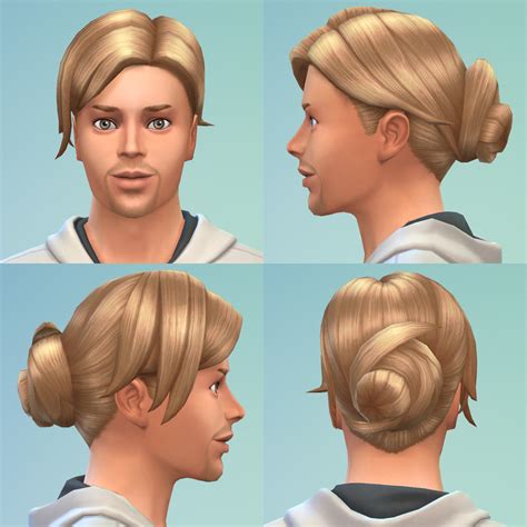 Mod The Sims Deprecated Updo Bun Gender Conversion