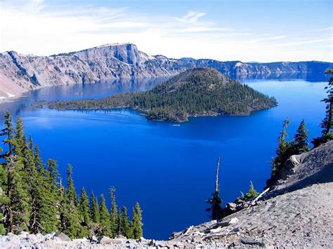 A Sacred Lake High Atop A Volcano Crater Lake National Park Crater