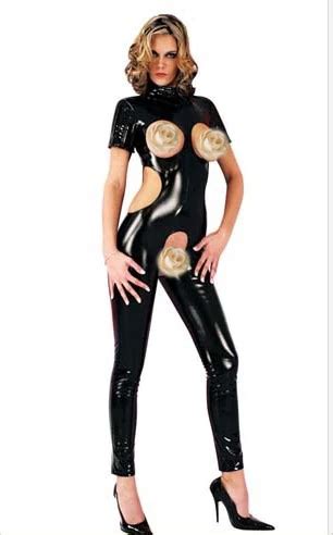 Sexy Female Latex Nude Chest Wear Cosplay Costume My XXX Hot Girl