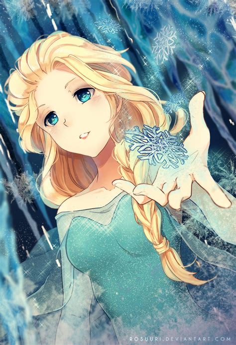 Elsa The Snow Queen Frozen Mobile Wallpaper By Rosuuri Zerochan Anime Image Board