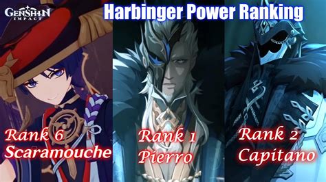 Genshin Impact Fatui Harbinger Power Ranking All 11 Harbingers