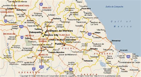 State Of Puebla Mexico Map Map Of World