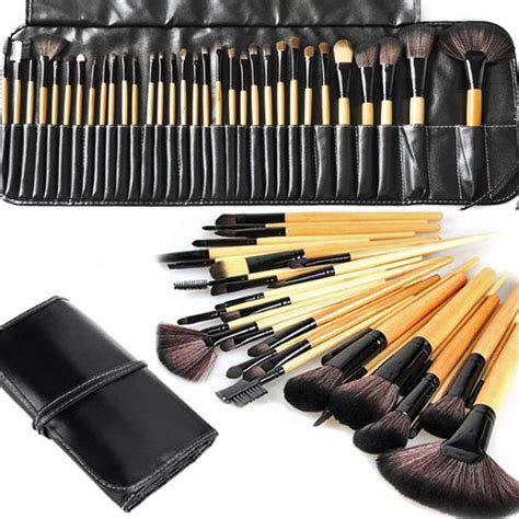Makeup Brushes Makeup Brush Set Monoled 32 Pcs Natural