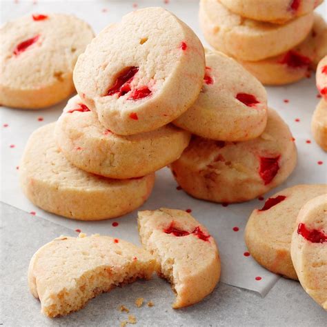 Cherry Icebox Cookies Recipe How To Make It Taste Of Home
