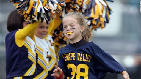 More Than Able To Hold Her Own Girl Gets Boot From Catholic Football