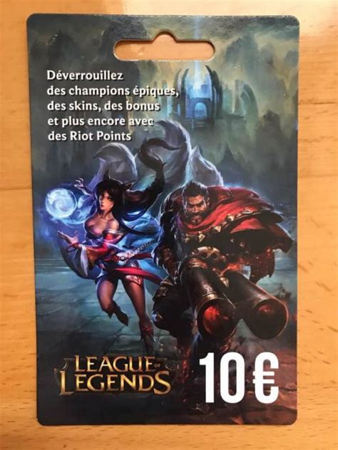 The preeminent thing about these gift cards is that they can make the league of legends game alive as the gamer will love performing at their best. League of Legends gift card od 10€ (Lol)