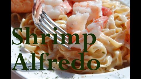 1 lb asparagus, trimmed and cut into thirds. Angel Hair Pasta with Shrimp Alfredo - YouTube
