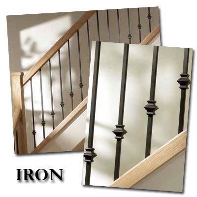 Similar products handrail height for stairs double plate staircase l shaped staircase more project: IRON Contemporary Stair Balusters Stylish Modern Stair ...