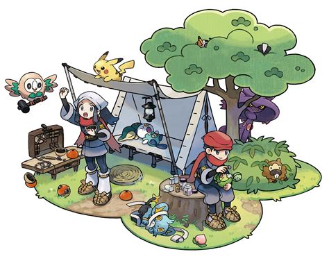 Base Camp Art Pokémon Legends Arceus Art Gallery
