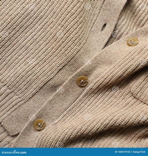 Cozy Knitted Sweater Cardigan Texture Background Stock Image Image Of