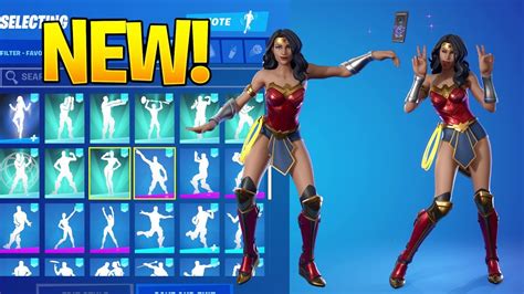 NEW Wonder Woman Skin With Dance Emotes FORTNITE YouTube