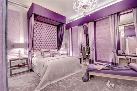 Design a room that includes modern and rustic touches. 80 Inspirational Purple Bedroom Designs & Ideas