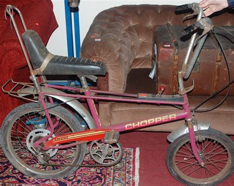 A 1970s Raleigh Chopper 5 Speed Bicycle Original But For Restoration